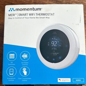 Momentum MERI Smart WiFi Thermostat - White
